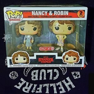 Funko Pop Nancy & Robin Stranger Things 2 pack Victor Creel Prison Visit